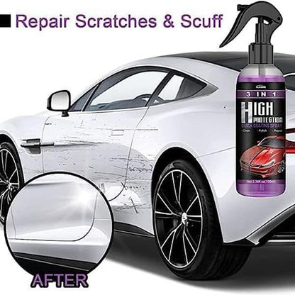 3-in-1 Quick Car Coating Spray | Shine & Protection | COD
