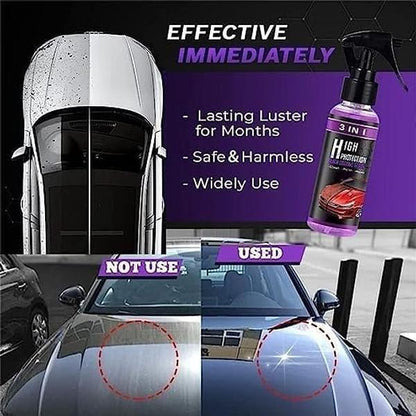 3-in-1 Quick Car Coating Spray | Shine & Protection | COD